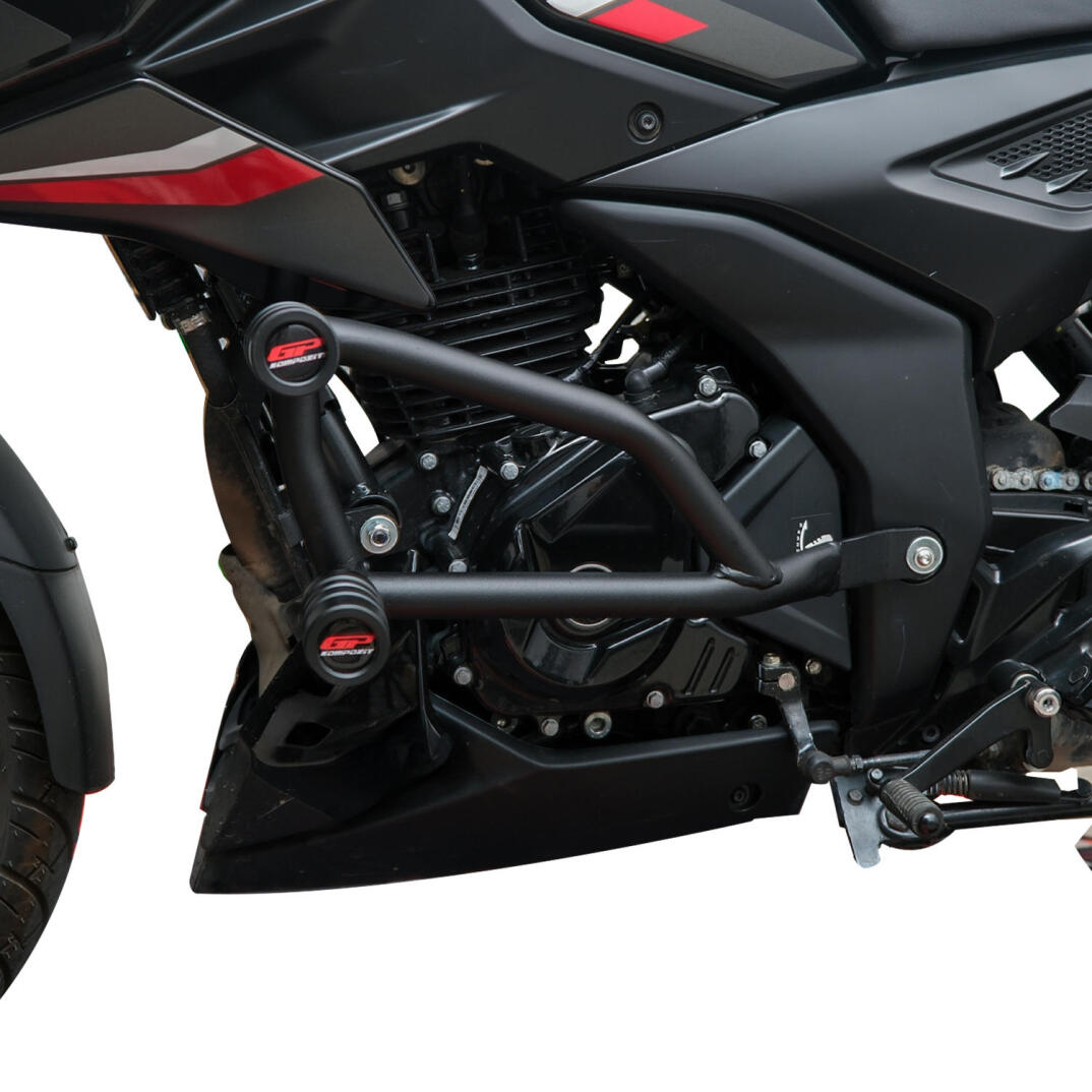 GP Kompozit Bajaj Pulsar N 250 2022-2026 Uyumlu Motor Koruma Demiri Siyah - 4
