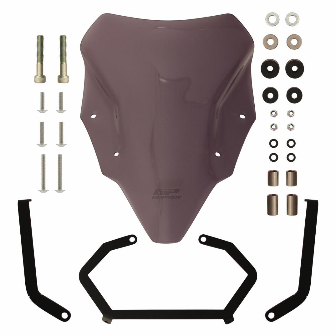GP Kompozit Bajaj Pulsar N 250 2022-2026 Uyumlu Ön Cam Füme - 7
