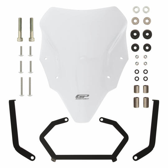 GP Kompozit Bajaj Pulsar N 250 2022-2026 Uyumlu Ön Cam Şeffaf - 7