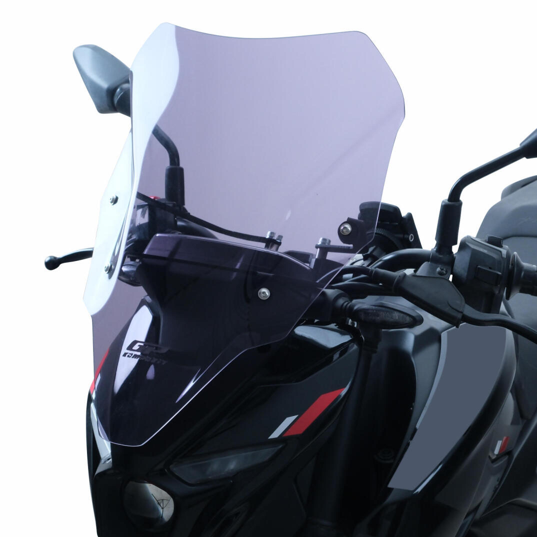 GP Kompozit Bajaj Pulsar N 250 2022-2026 Uyumlu Ön Cam Siyah - 3