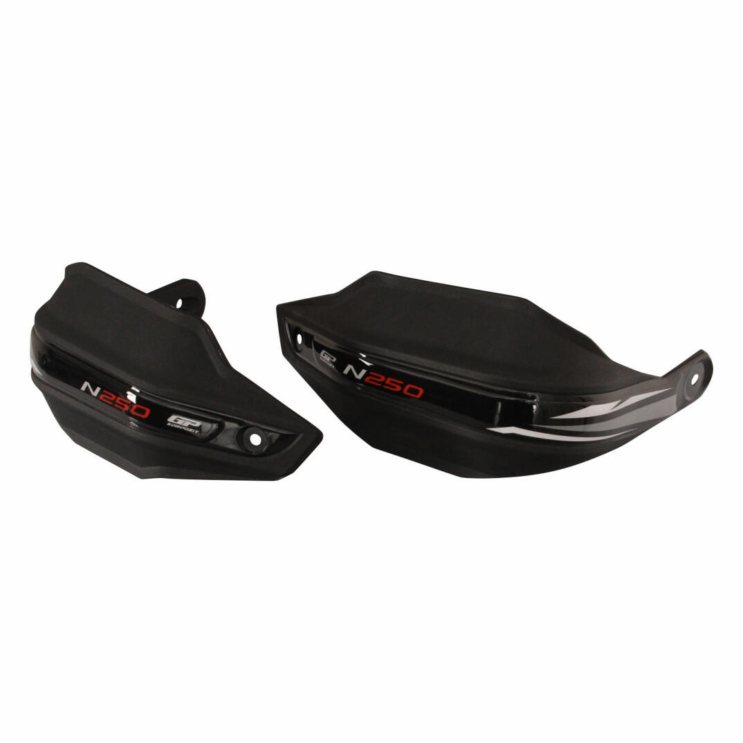 GP Kompozit Bajaj Pulsar N 250 2022-2026 Uyumlu Plastik Elcik Koruma Siyah - 3