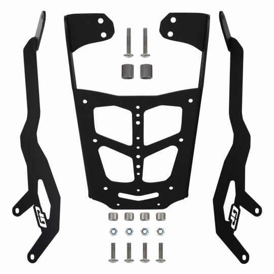 GP Kompozit Bajaj Pulsar NS 125 2023-2024 Uyumlu Arka Çanta Demiri Siyah - 3