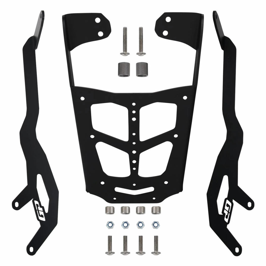 GP Kompozit Bajaj Pulsar NS 125 2023-2024 Uyumlu Arka Çanta Demiri Siyah - 3