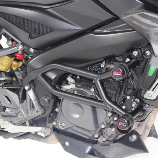 GP Kompozit Bajaj Pulsar NS 200 2011-2021 Uyumlu Motor Koruma Demiri Siyah - 5