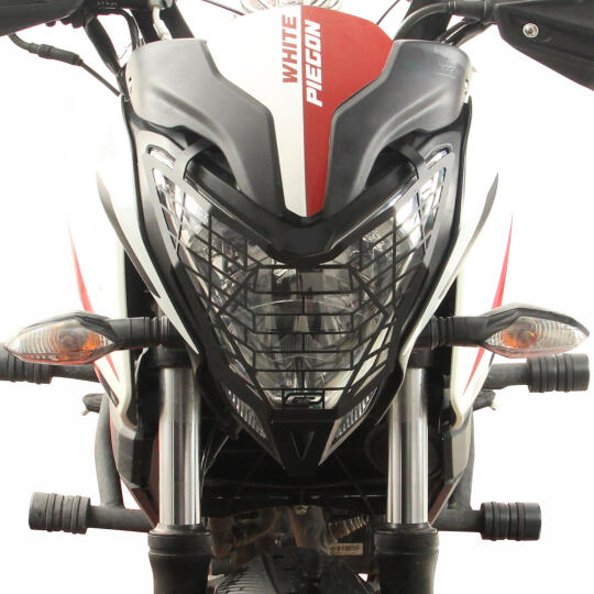 GP Kompozit Bajaj Pulsar NS 200 2011-2024 Uyumlu Far Koruma Siyah (1)