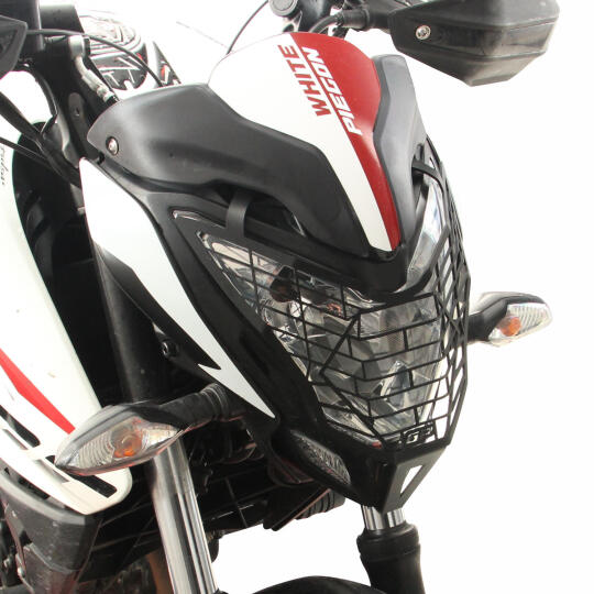 GP Kompozit Bajaj Pulsar NS 200 2011-2024 Uyumlu Far Koruma Siyah - 3