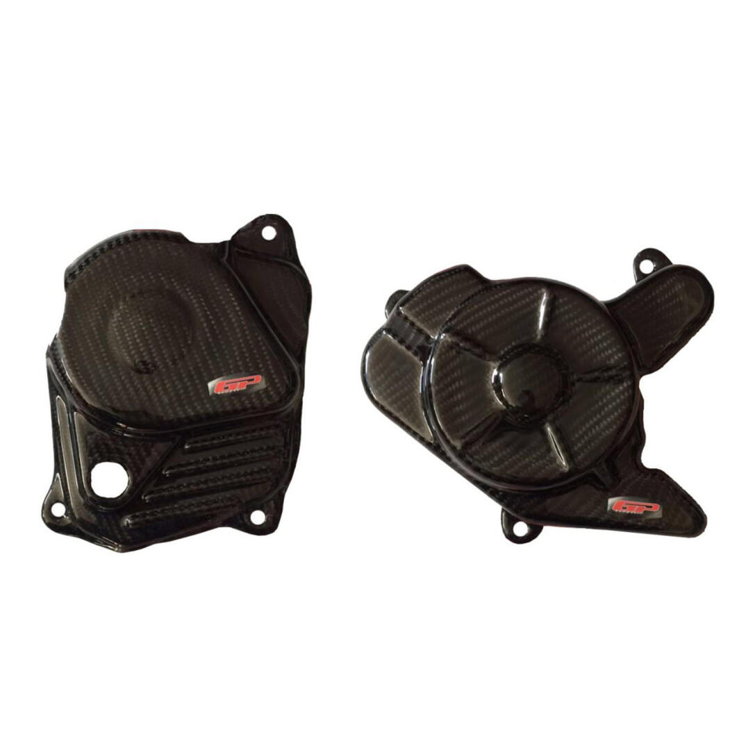 GP Kompozit Bajaj Pulsar NS 200 2011-2024 Uyumlu Karbon Fiber Motor Koruma Kapağı Siyah - 1
