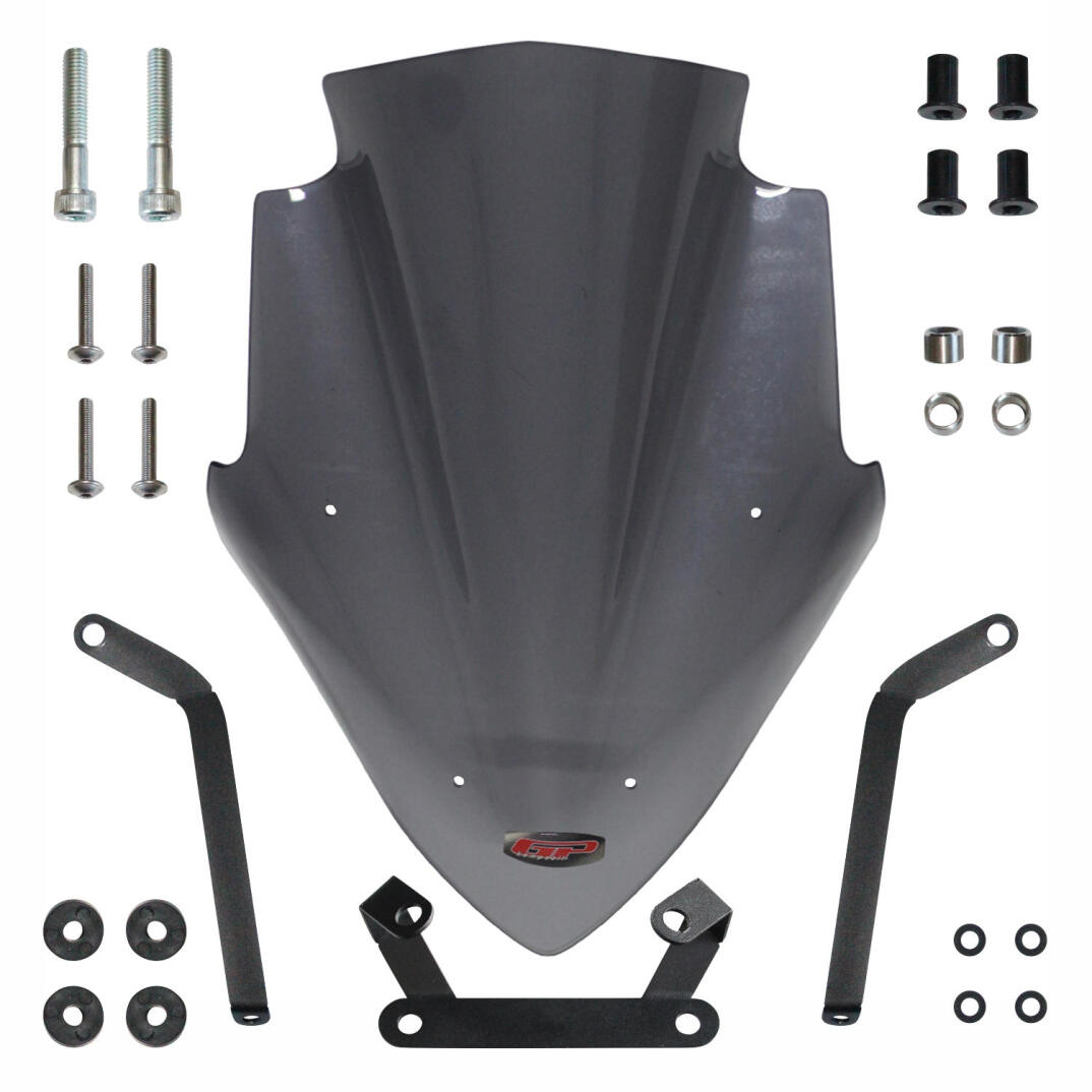 GP Kompozit Bajaj Pulsar NS 200 2011-2024 Uyumlu Ön Cam Füme - 4