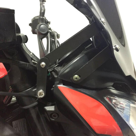 GP Kompozit Bajaj Pulsar NS 200 2011-2024 Uyumlu Ön Tur Camı Füme - 5