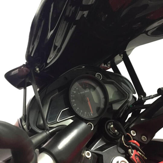 GP Kompozit Bajaj Pulsar NS 200 2011-2024 Uyumlu Ön Tur Camı Şeffaf - 4
