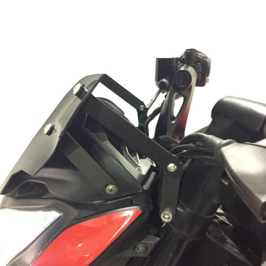 GP Kompozit Bajaj Pulsar NS 200 2011-2024 Uyumlu Spor Cam Füme - 4