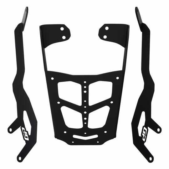 GP Kompozit Bajaj Pulsar NS 200 2011-2026 Uyumlu Arka Çanta Demiri Siyah