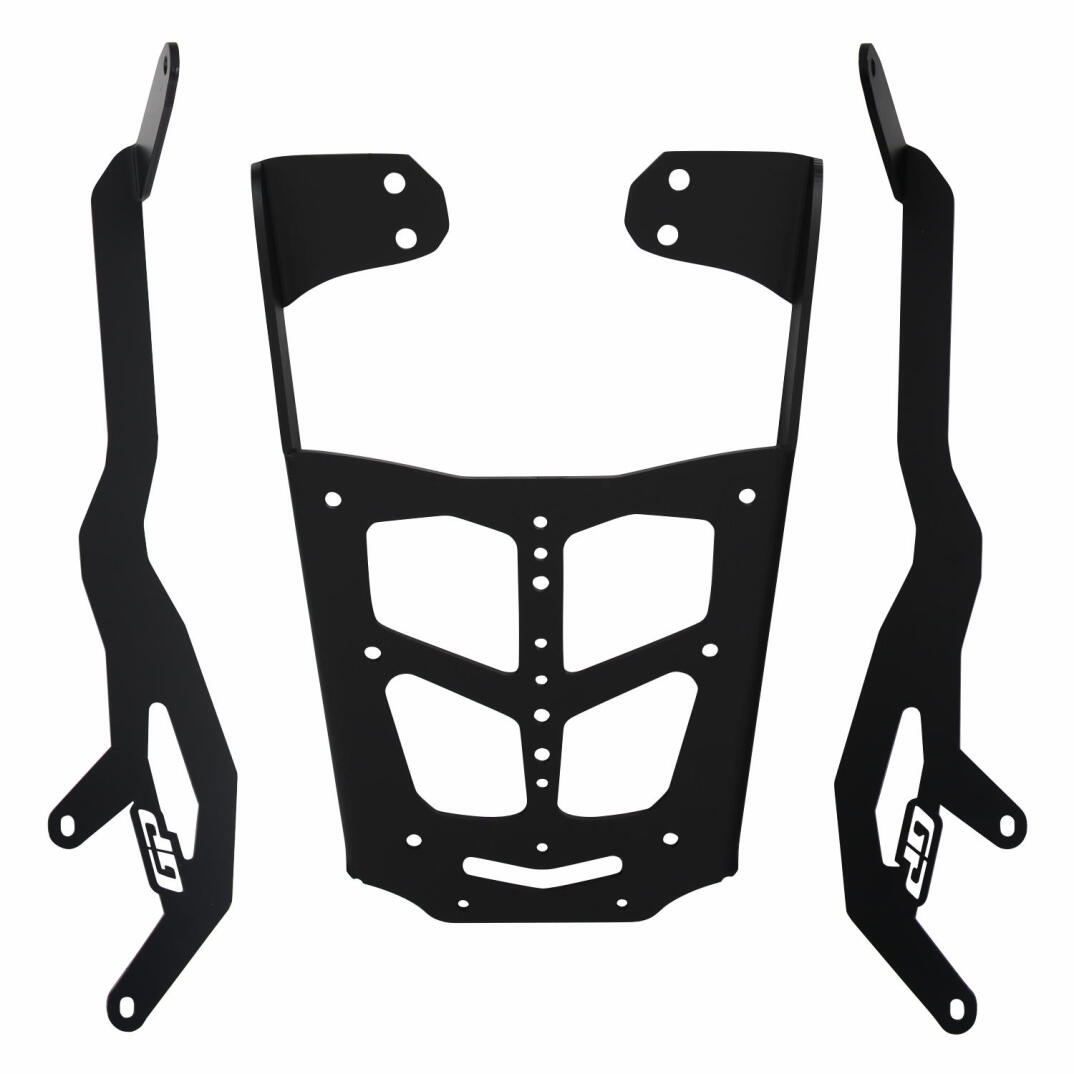 GP Kompozit Bajaj Pulsar NS 200 2011-2026 Uyumlu Arka Çanta Demiri Siyah - 1