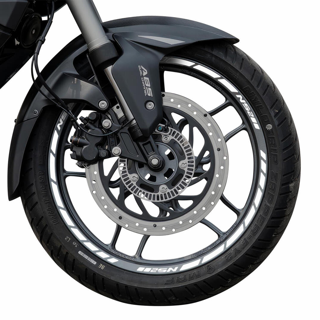 GP Kompozit Bajaj Pulsar NS 200 2011-2026 Uyumlu Jant Şeridi Reflektif Gri - 2