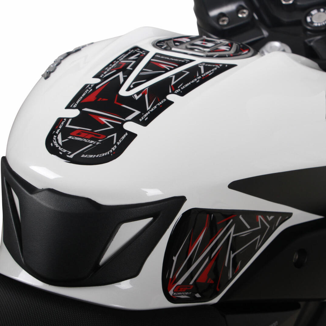 GP Kompozit Bajaj Pulsar NS 200 2011-2026 Uyumlu Tank Pad Seti Gri - 3