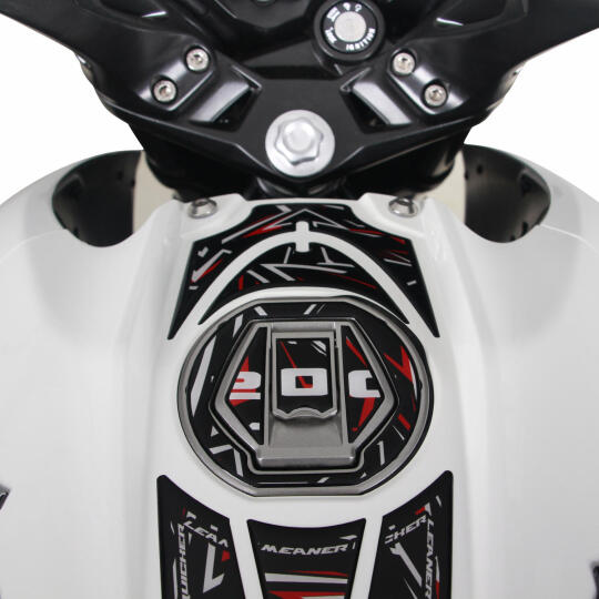 GP Kompozit Bajaj Pulsar NS 200 2011-2026 Uyumlu Tank Pad Seti Kırmızı - 5