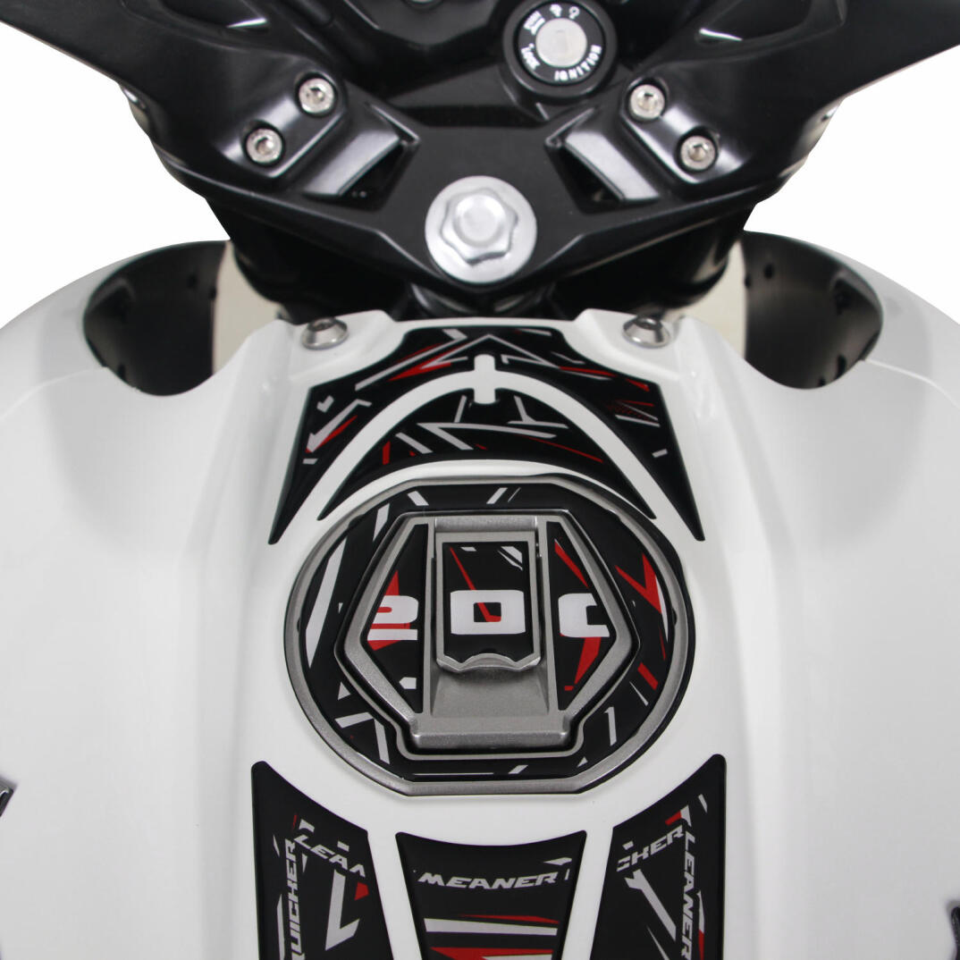 GP Kompozit Bajaj Pulsar NS 200 2011-2026 Uyumlu Tank Pad Seti Mavi - 5
