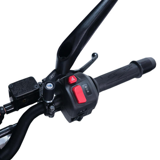 GP Kompozit Bajaj Pulsar NS 400 Z 2025-2026 Uyumlu Ayna Genişletme Siyah (1)