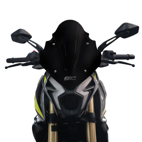 GP Kompozit Bajaj Pulsar NS 400 Z 2025-2026 Uyumlu Ön Cam Siyah (1)