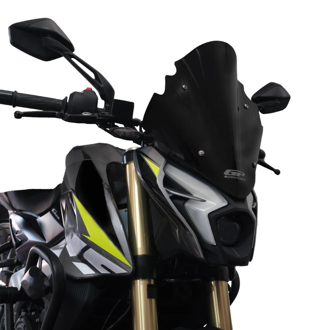 GP Kompozit Bajaj Pulsar NS 400 Z 2025-2026 Uyumlu Ön Cam Siyah - 3