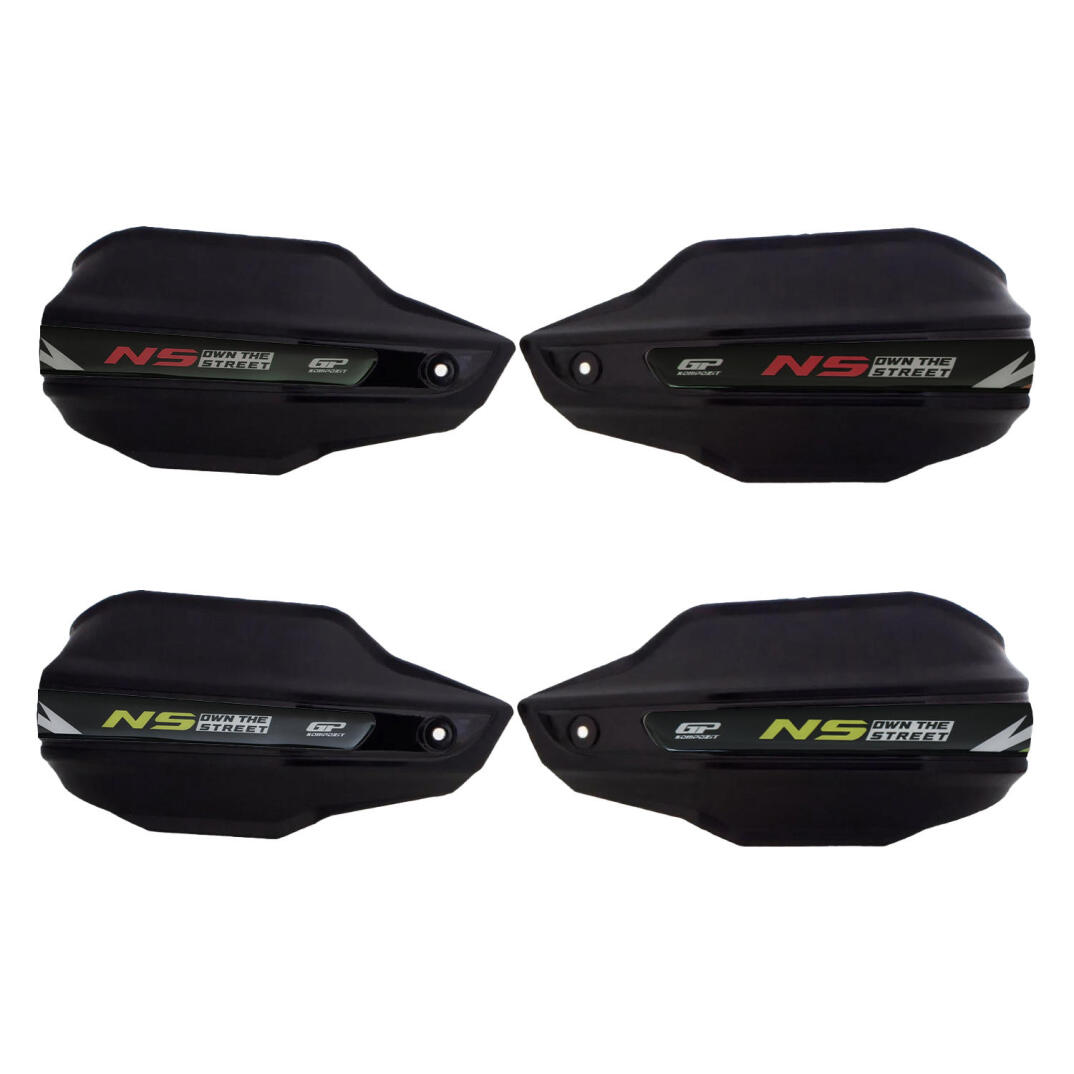 GP Kompozit Bajaj Pulsar NS 400 Z 2025-2026 Uyumlu Plastik Elcik Koruma Siyah - 1