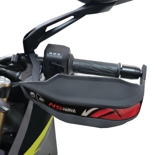 GP Kompozit Bajaj Pulsar NS 400 Z 2025-2026 Uyumlu Plastik Elcik Koruma Siyah - 3