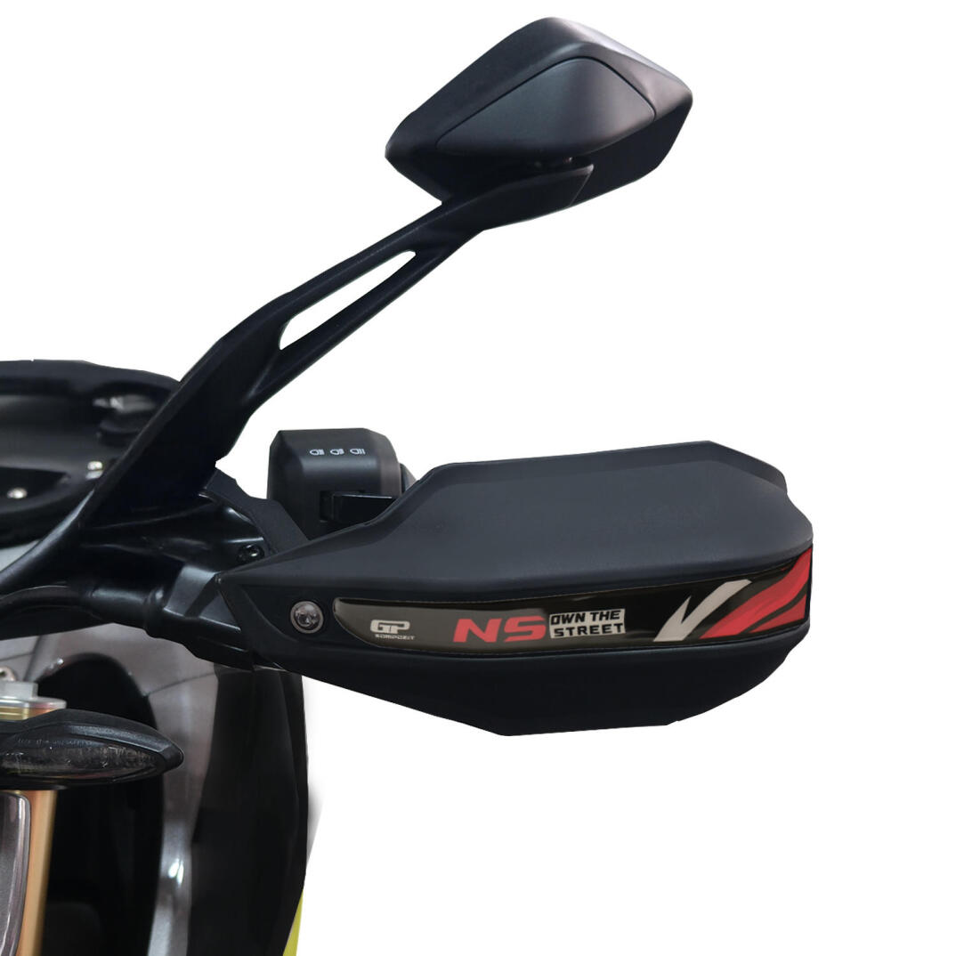 GP Kompozit Bajaj Pulsar NS 400 Z 2025-2026 Uyumlu Plastik Elcik Koruma Siyah - 4