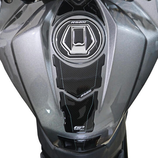 GP Kompozit Bajaj Pulsar RS 200 2015-2024 Uyumlu Tank Pad Karbon - 5