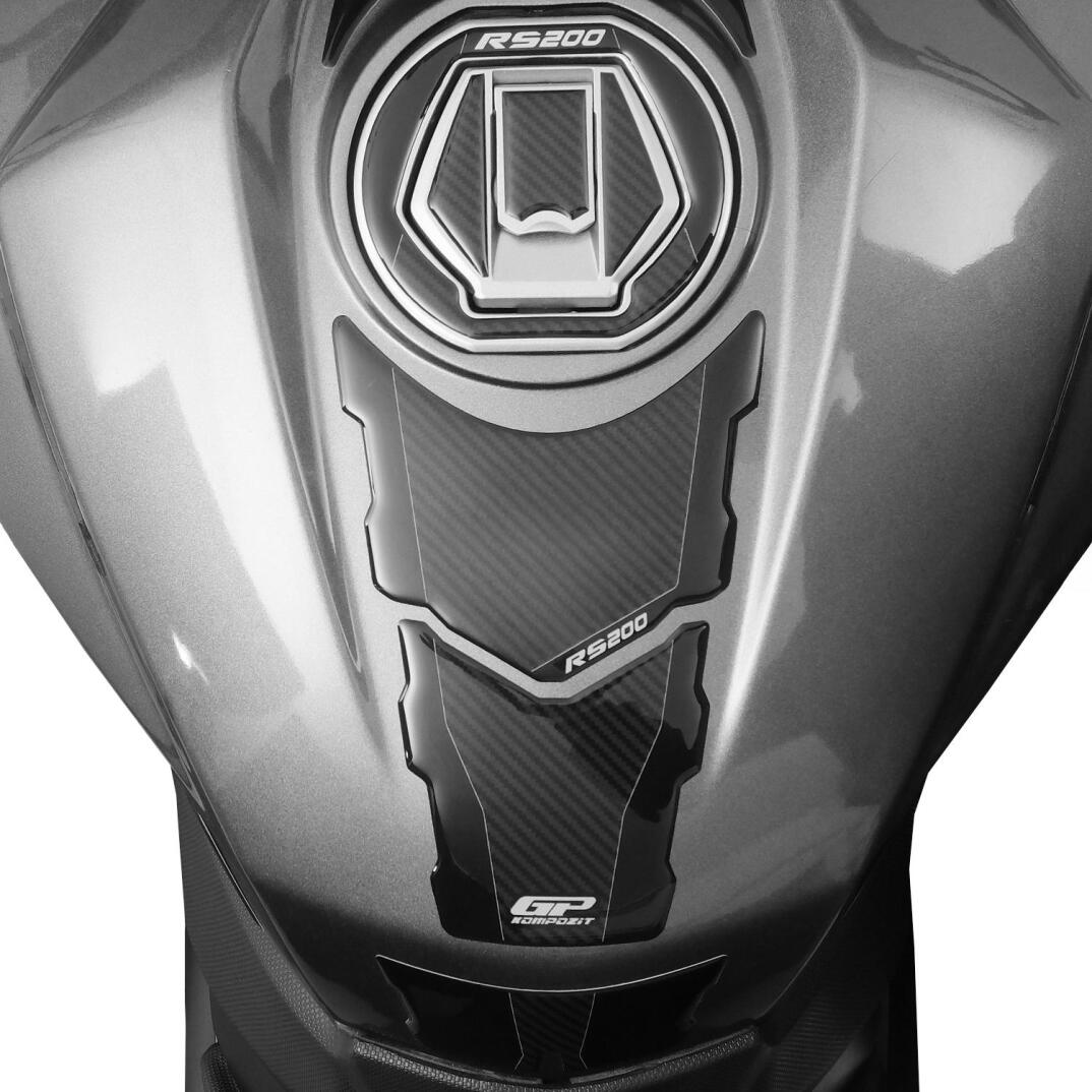 GP Kompozit Bajaj Pulsar RS 200 2015-2024 Uyumlu Tank Pad Seti Karbon - 2