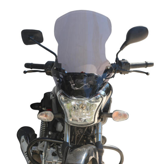 GP Kompozit Bajaj V15 2017-2020 Uyumlu Ön Cam Füme (1)