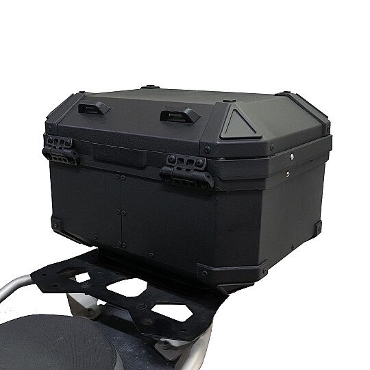 GP Kompozit Base Universal 27 lt Alüminyum Motosiklet Çantası Siyah - 4