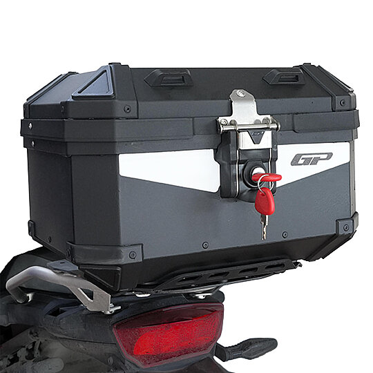 GP Kompozit Base Universal 27 lt Alüminyum Motosiklet Çantası Siyah - 3