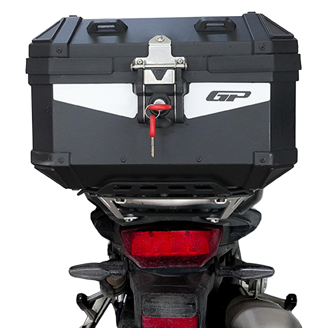 GP Kompozit Base Universal 27 lt Alüminyum Motosiklet Çantası Siyah - 2
