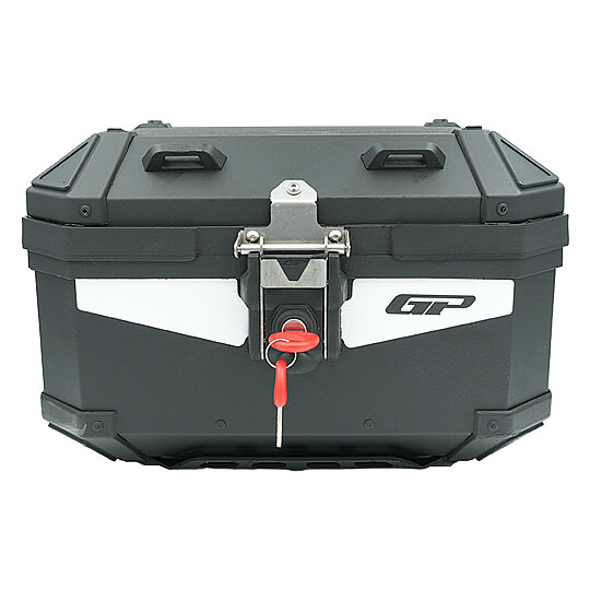 GP Kompozit Base Universal 27 lt Alüminyum Motosiklet Çantası Siyah - 5