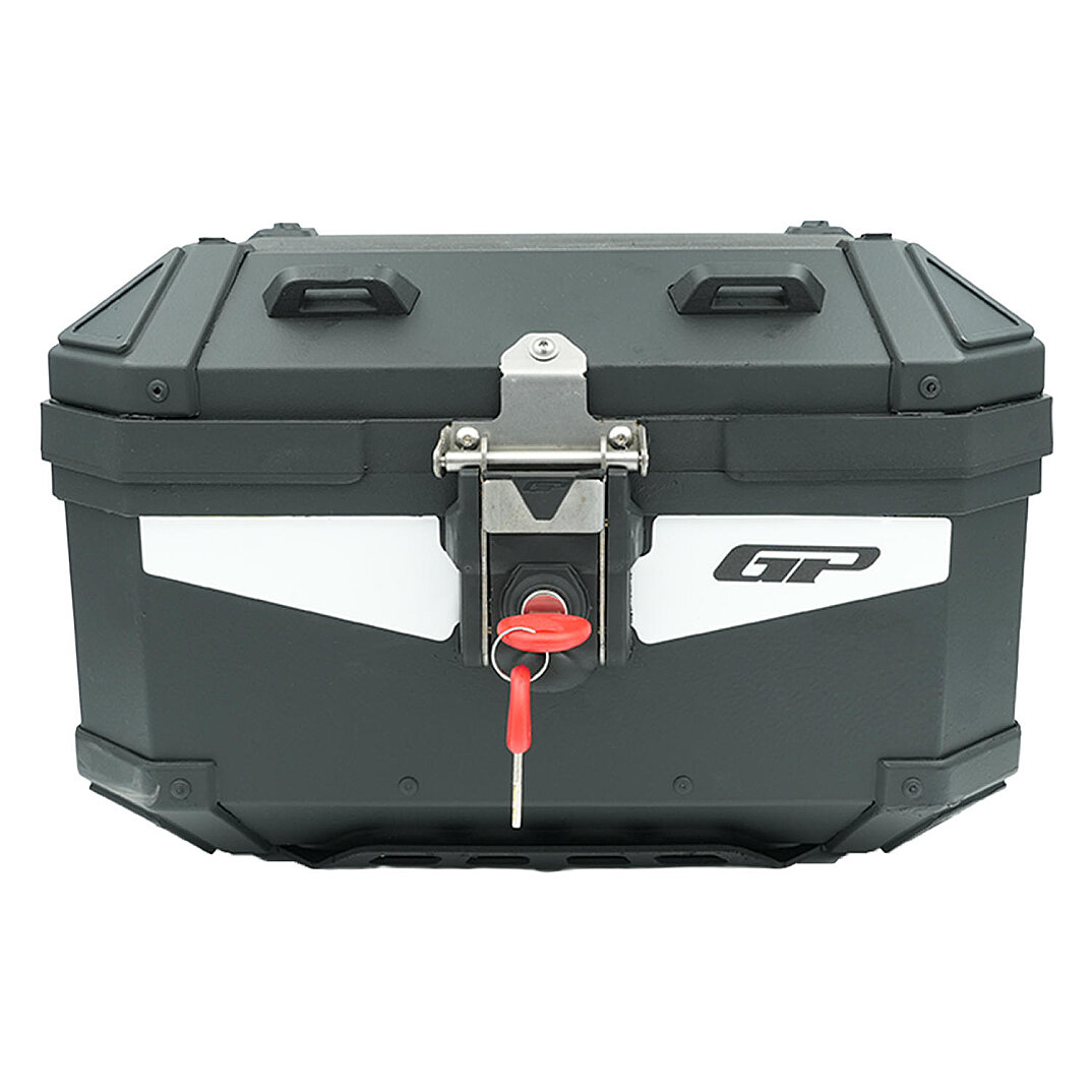GP Kompozit Base Universal 27 lt Alüminyum Motosiklet Çantası Siyah - 5