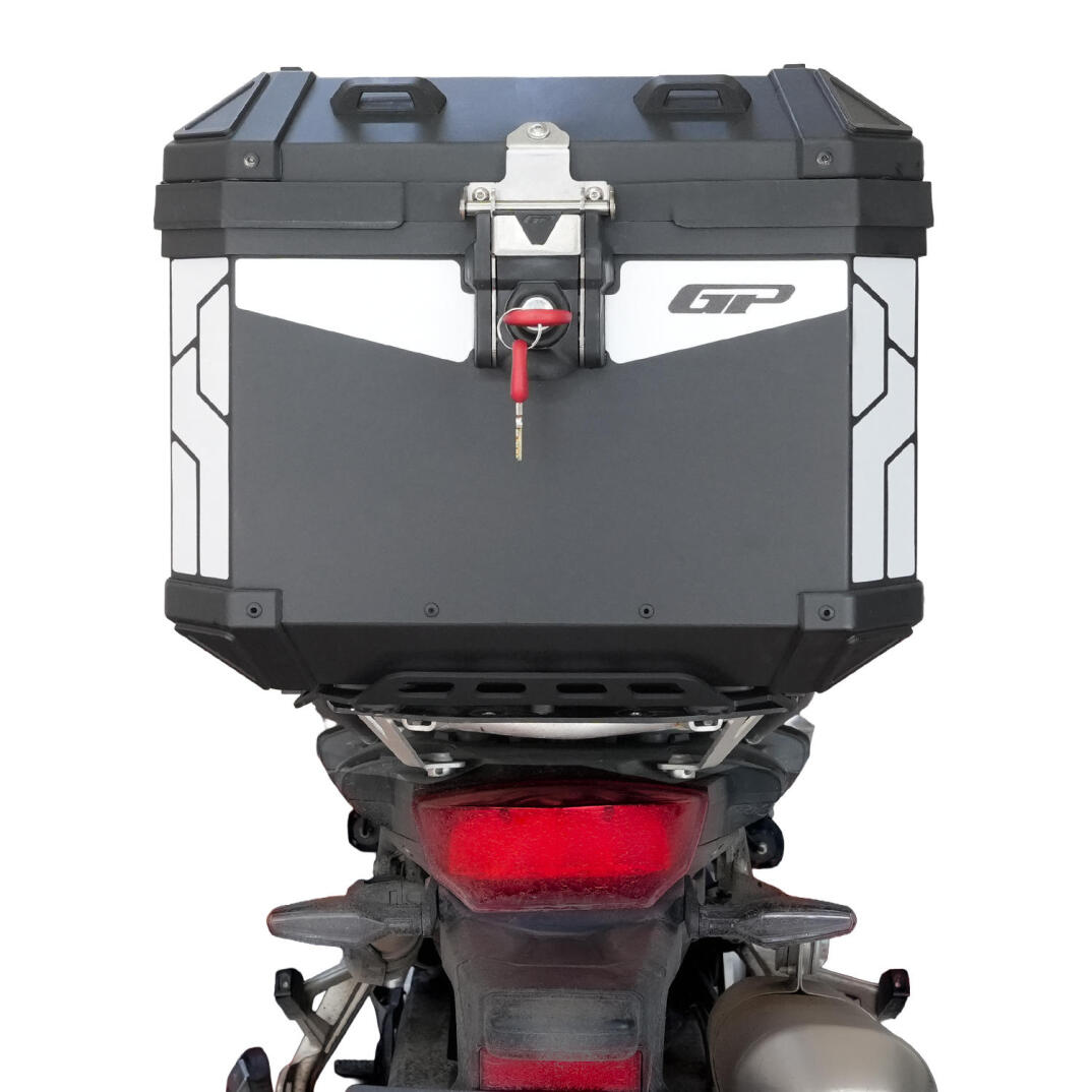 GP Kompozit Base Universal 32 lt Alüminyum Motosiklet Çantası Siyah - 2