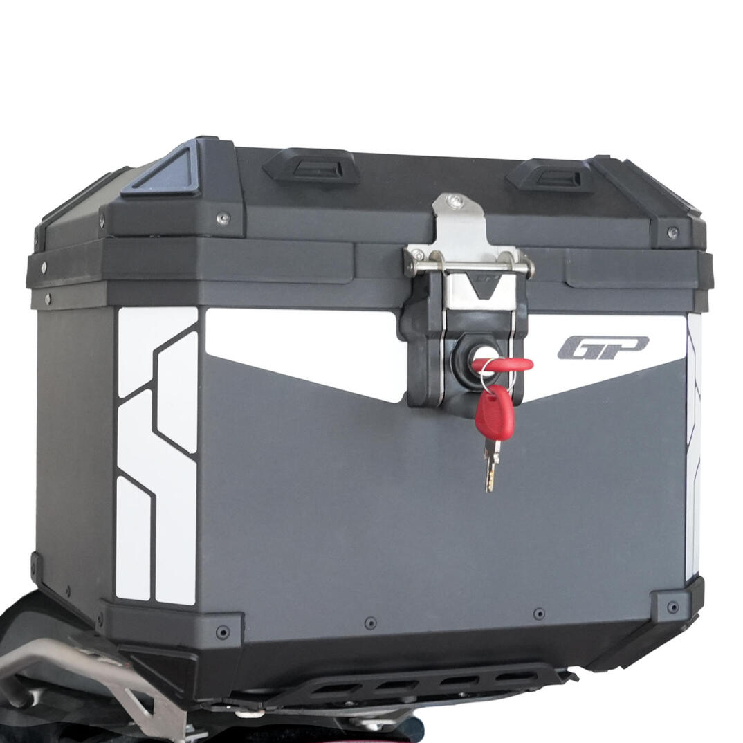 GP Kompozit Base Universal 32 lt Alüminyum Motosiklet Çantası Siyah - 3