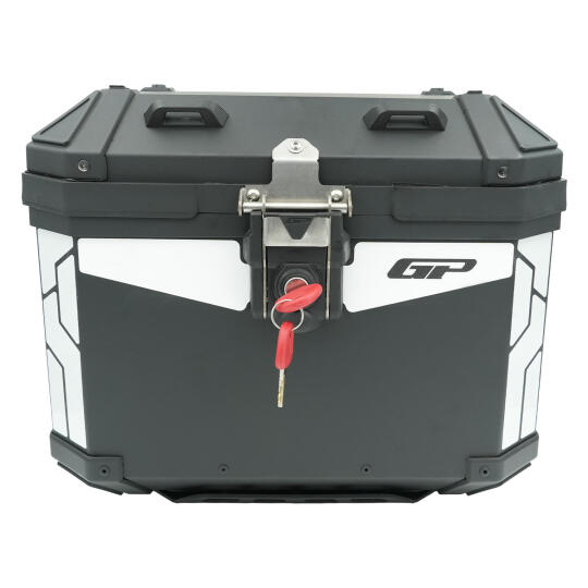 GP Kompozit Base Universal 32 lt Alüminyum Motosiklet Çantası Siyah - 5