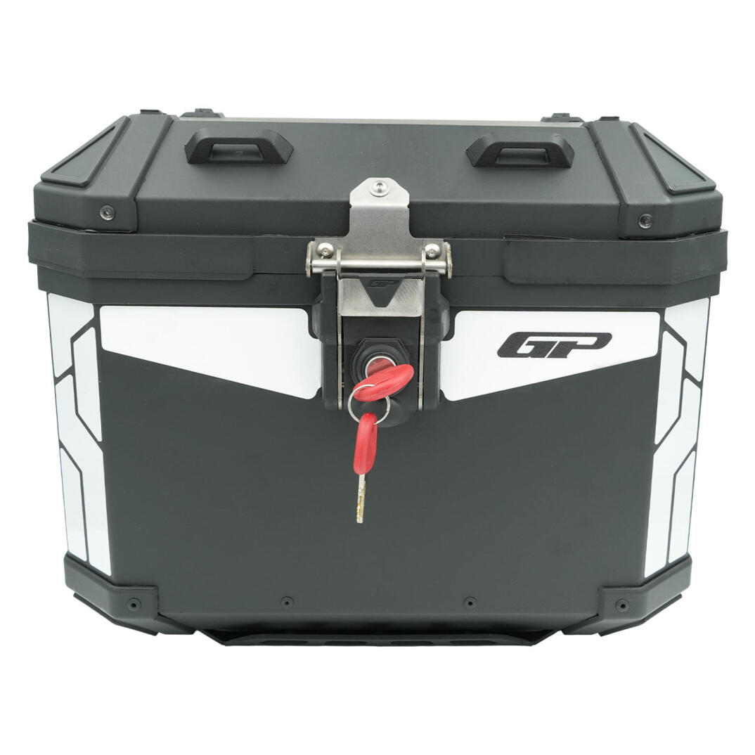 GP Kompozit Base Universal 32 lt Alüminyum Motosiklet Çantası Siyah - 5