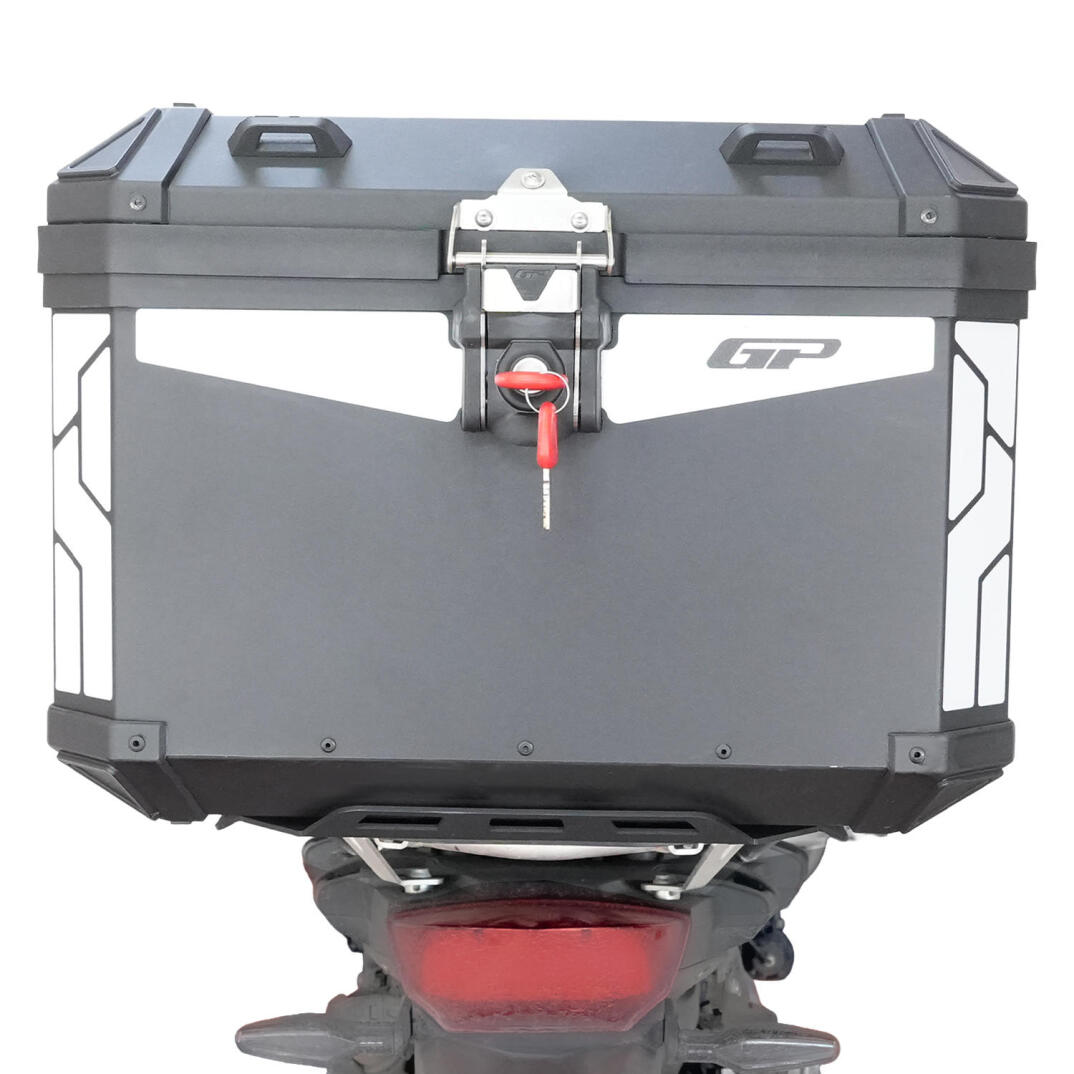 GP Kompozit Base Universal 51 lt Alüminyum Motosiklet Çantası Siyah - 2