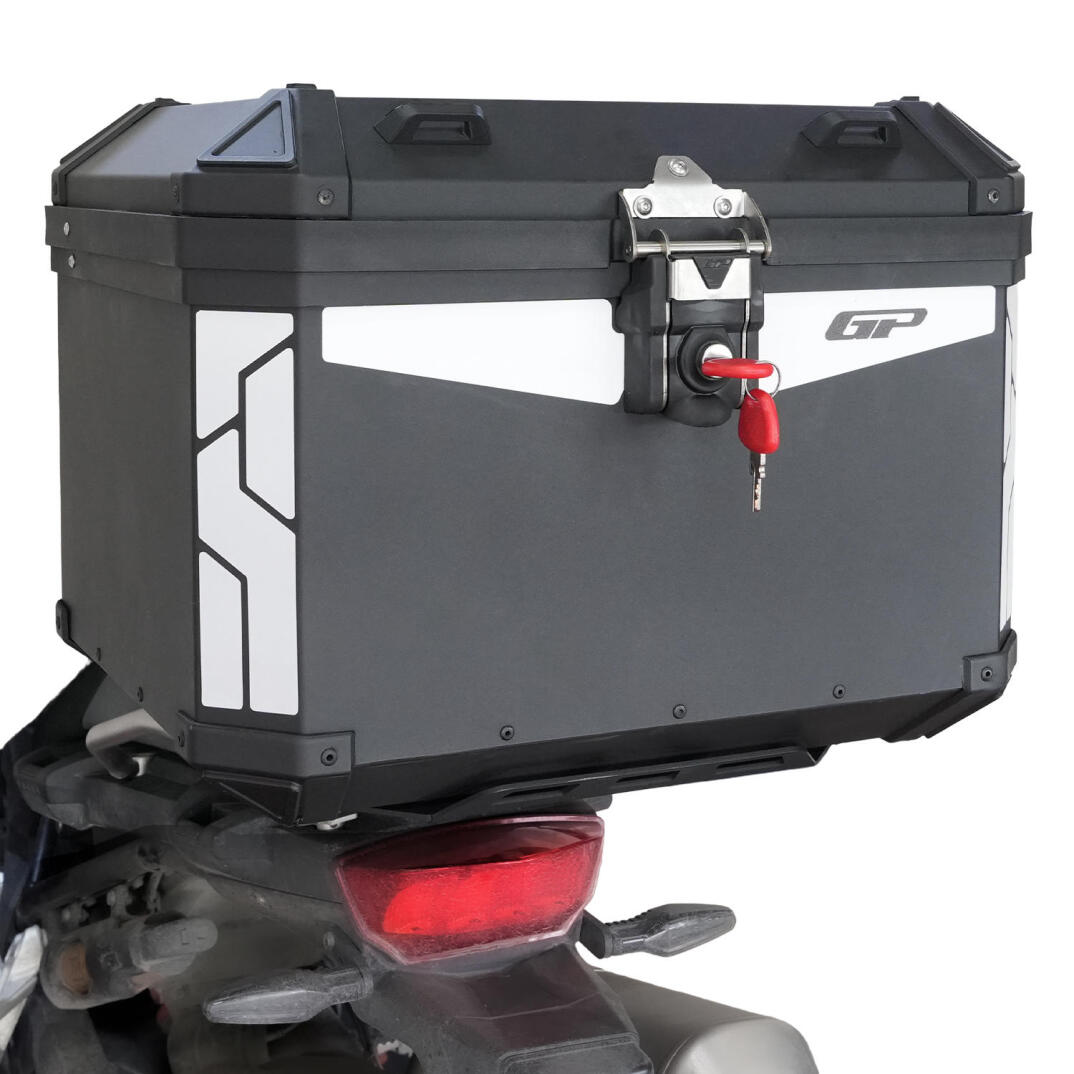 GP Kompozit Base Universal 51 lt Alüminyum Motosiklet Çantası Siyah - 3