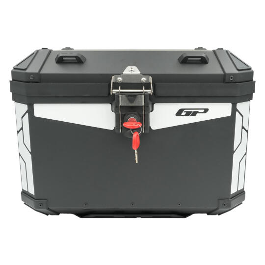 GP Kompozit Base Universal 51 lt Alüminyum Motosiklet Çantası Siyah - 5