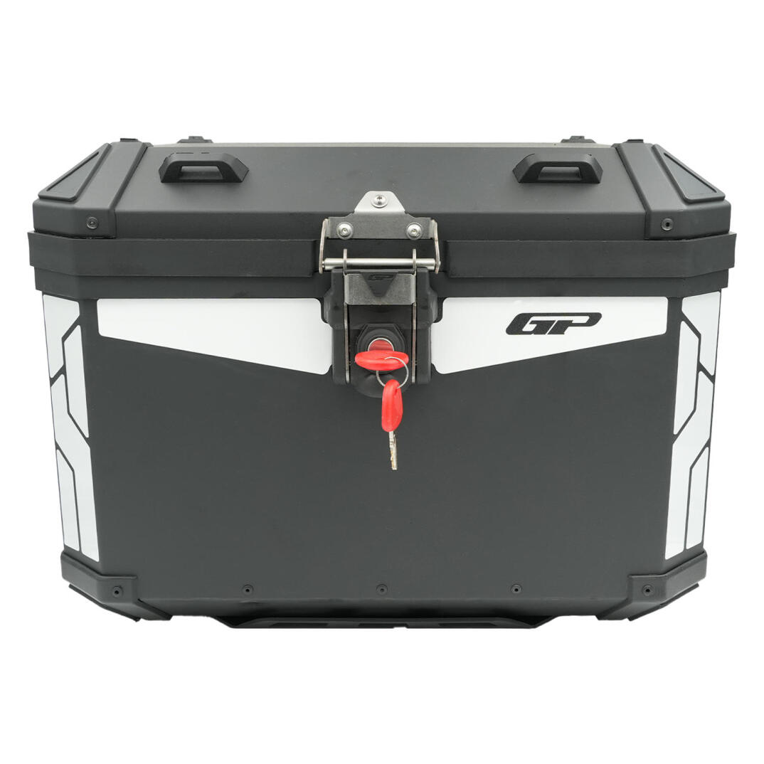 GP Kompozit Base Universal 51 lt Alüminyum Motosiklet Çantası Siyah - 5