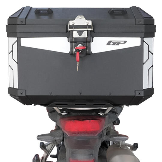 GP Kompozit Base Universal 58 lt Alüminyum Motosiklet Çantası Siyah (1)