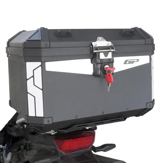 GP Kompozit Base Universal 58 lt Alüminyum Motosiklet Çantası Siyah - 3