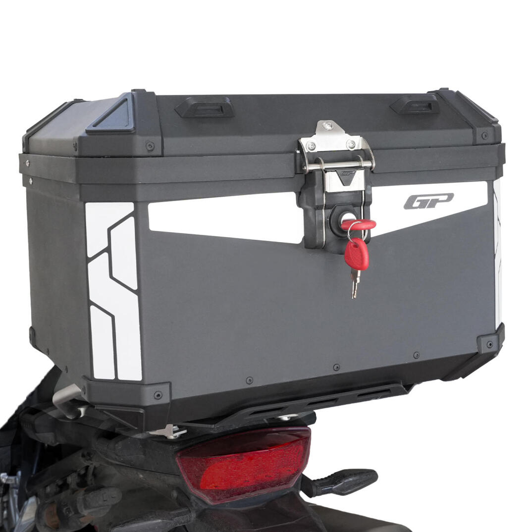 GP Kompozit Base Universal 58 lt Alüminyum Motosiklet Çantası Siyah - 3