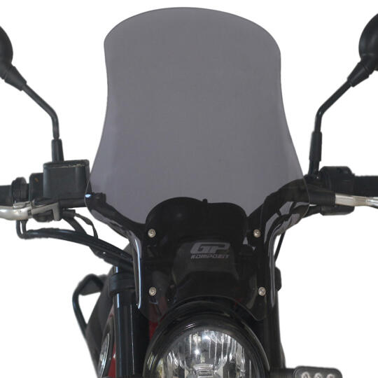 GP Kompozit Benelli Leoncino 2019-2020 Uyumlu Ön Cam Siyah (1)