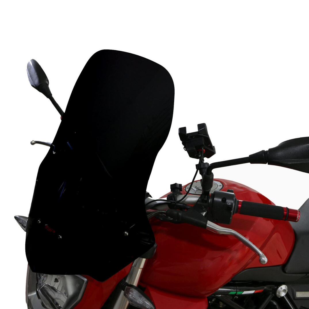 GP Kompozit Benelli TNT 25 2016-2018 Uyumlu Ön Cam Siyah - 2