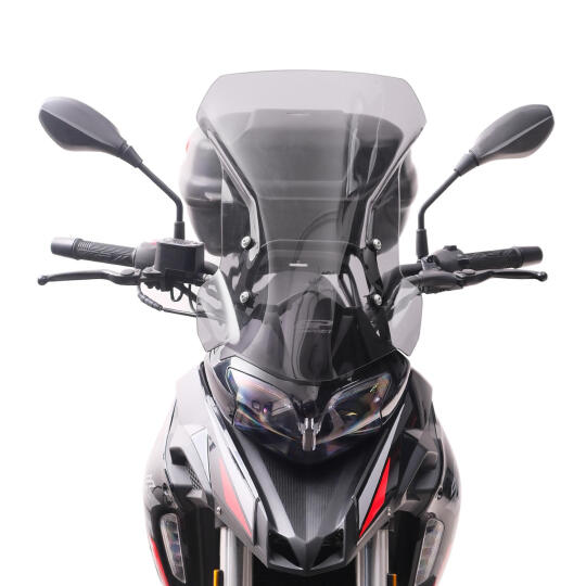 GP Kompozit Benelli TRK 251 2019-2023 Uyumlu Ön Tur Camı Füme (1)