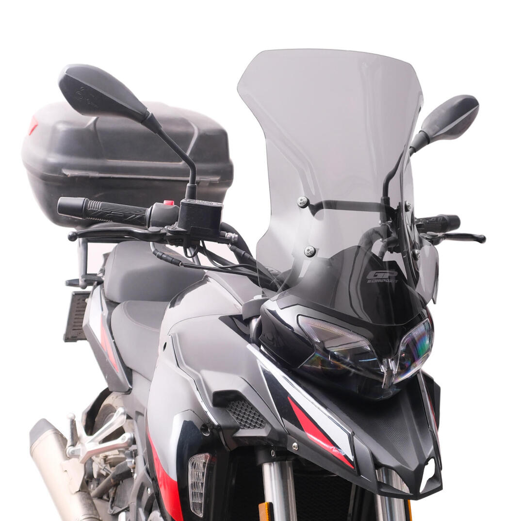 GP Kompozit Benelli TRK 251 2019-2023 Uyumlu Ön Tur Camı Füme - 3